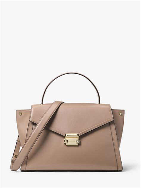 Whitney Large Leather Satchel 